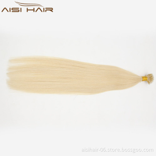 Aisi Hair No Shedding No Tangle Grade 9A Wholesale Price Russian Nano Ring Hair Extension